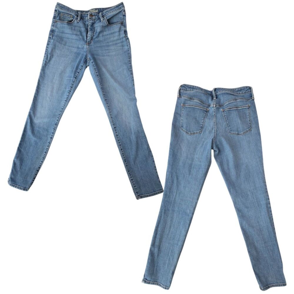 Universal Thread High Rise Skinny Jeans 8 29R Stretch Denim Blue - Picture 3 of 5